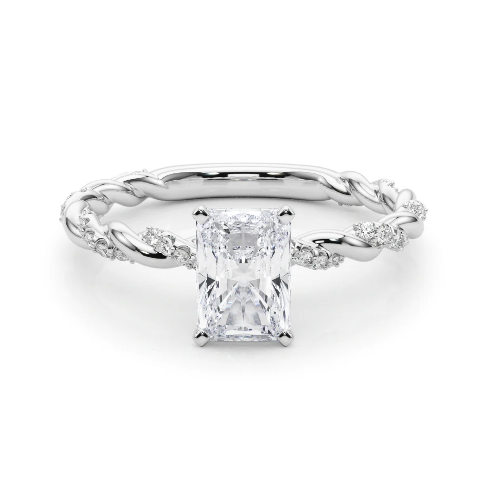 Twisted Rope Style Engagement Ring - Image 28