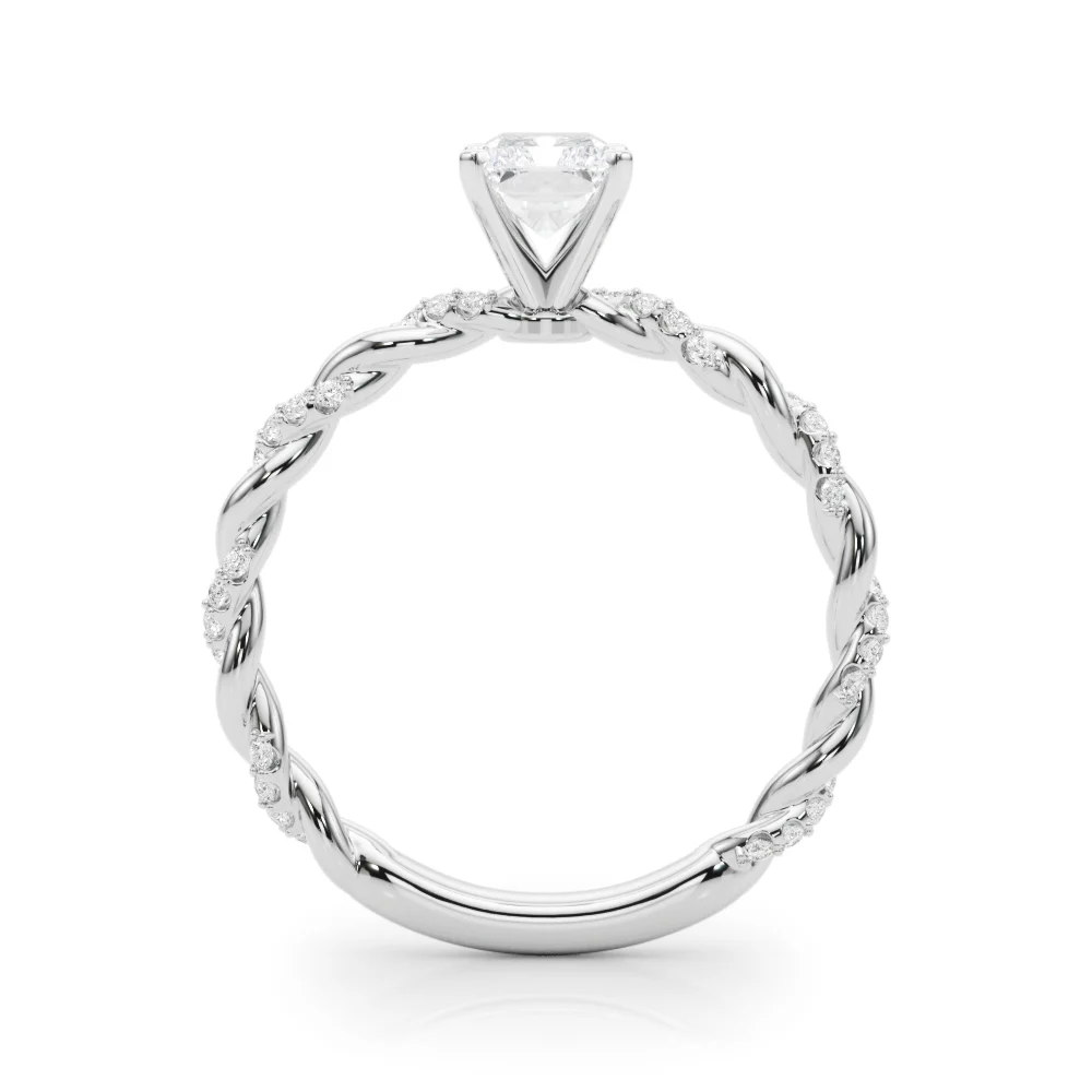 Twisted Rope Style Engagement Ring - Image 18
