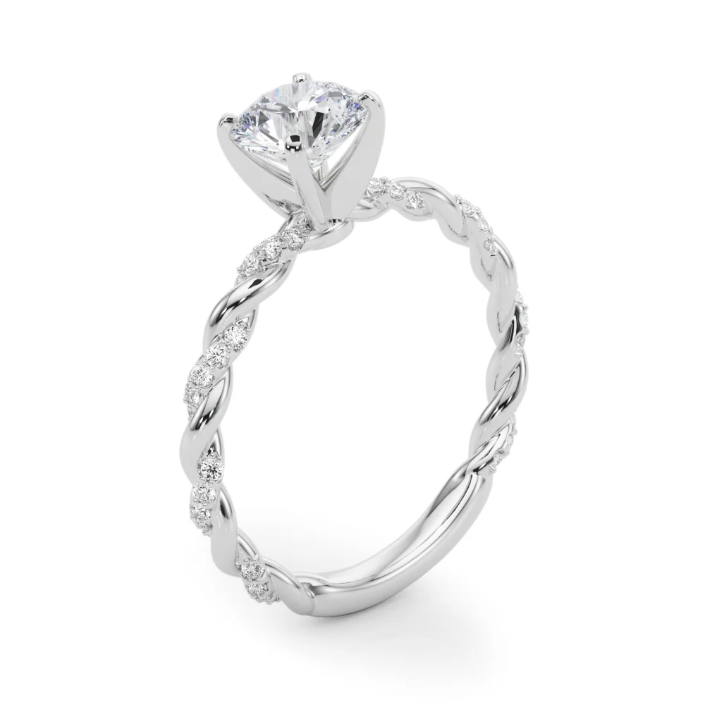 Twisted Rope Style Engagement Ring - Image 39