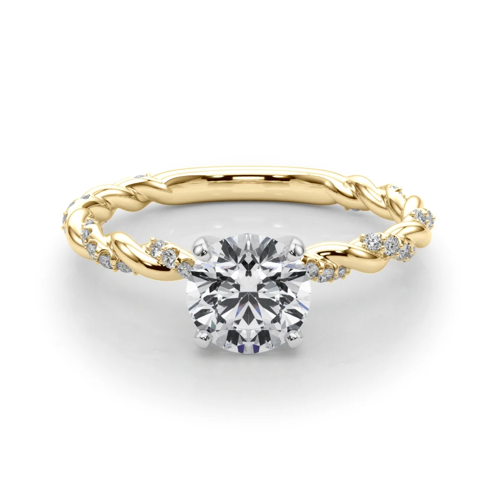 Twisted Rope Style Engagement Ring - Image 76