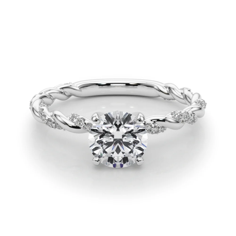 Twisted Rope Style Engagement Ring - Image 29