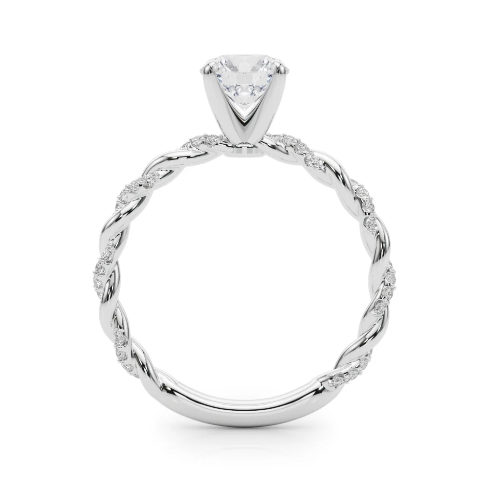 Twisted Rope Style Engagement Ring - Image 19
