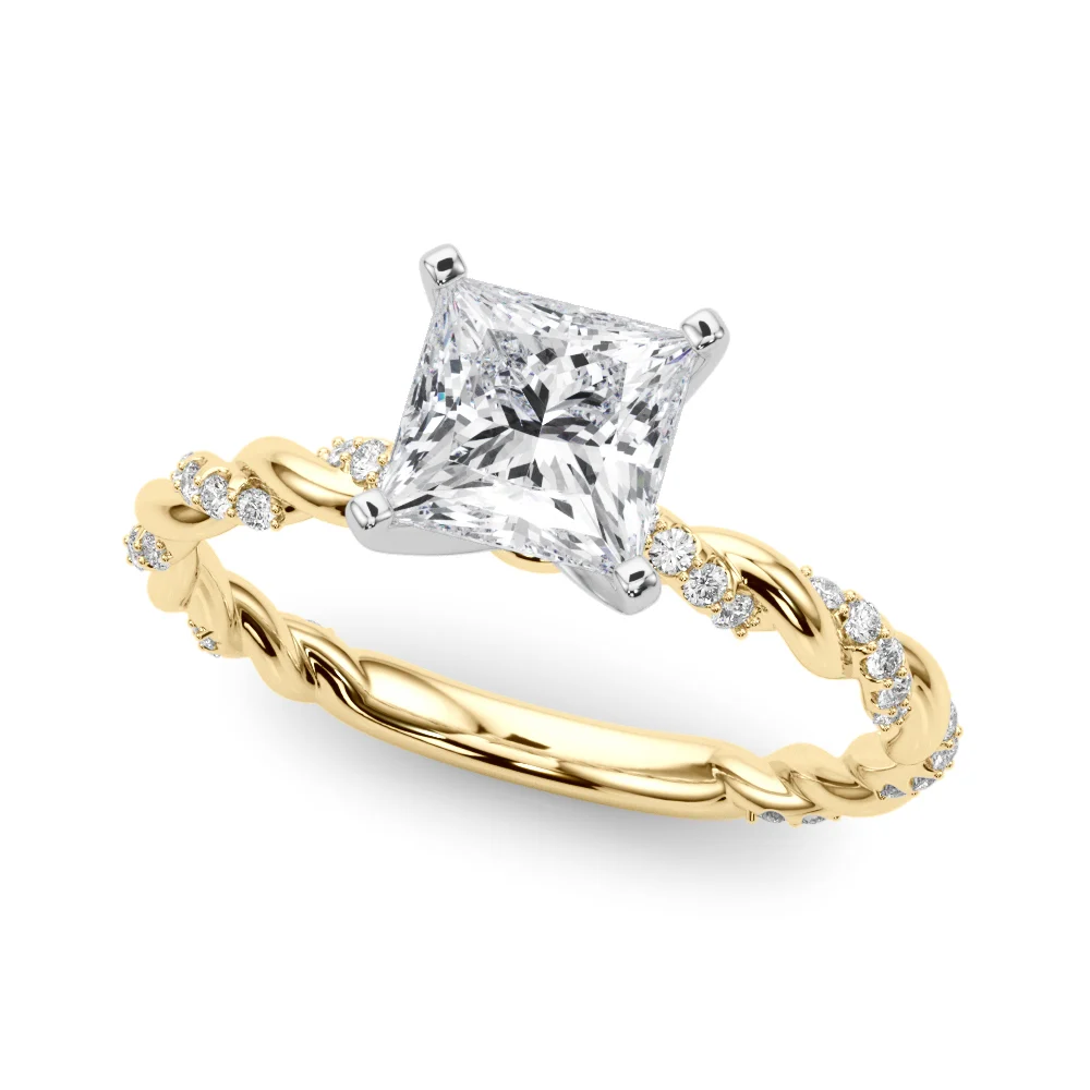Twisted Rope Style Engagement Ring - Image 57