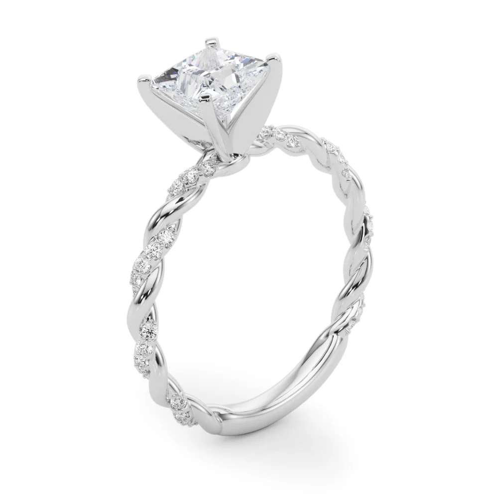 Twisted Rope Style Engagement Ring - Image 40