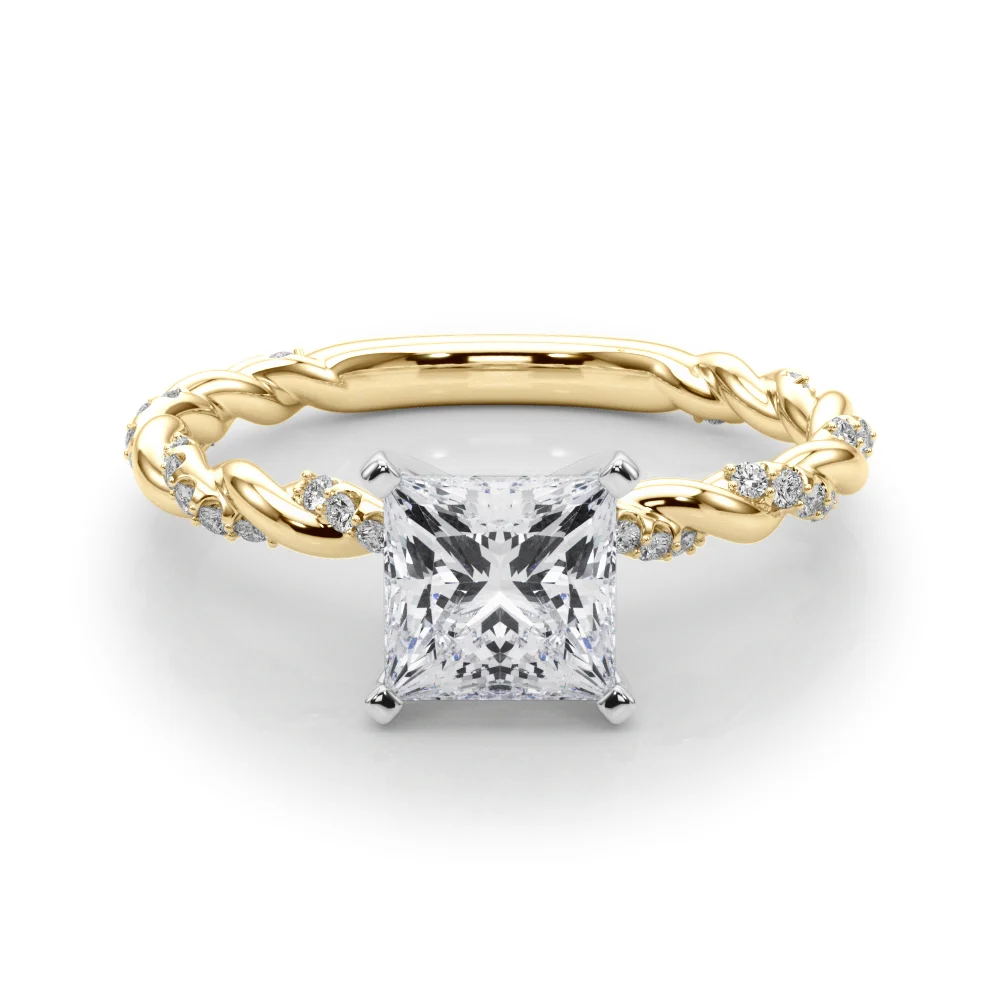 Twisted Rope Style Engagement Ring - Image 77