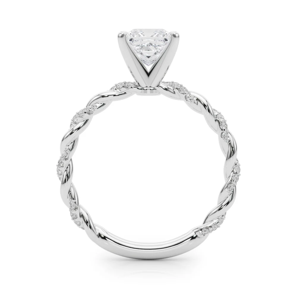 Twisted Rope Style Engagement Ring - Image 20