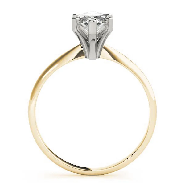 Solitaire Marquise Shape Engagement Ring - Image 5