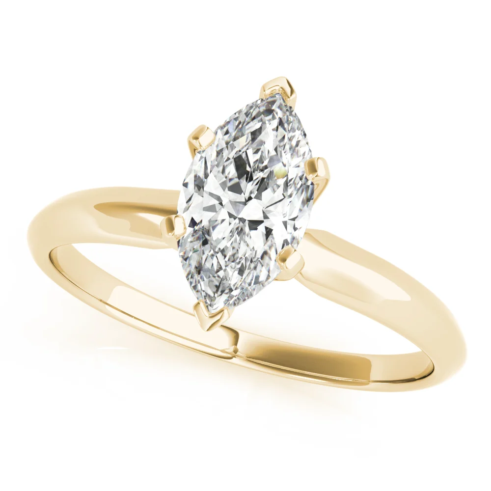 Solitaire Pear Shape Engagement Ring - Image 6