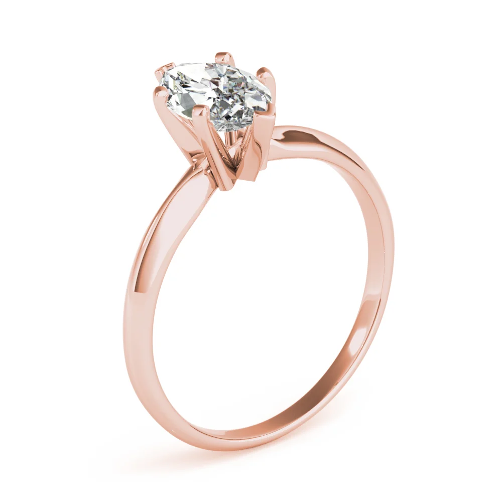 Solitaire Pear Shape Engagement Ring - Image 14