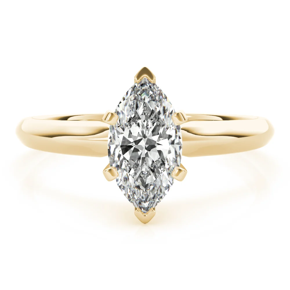 Solitaire Pear Shape Engagement Ring - Image 8