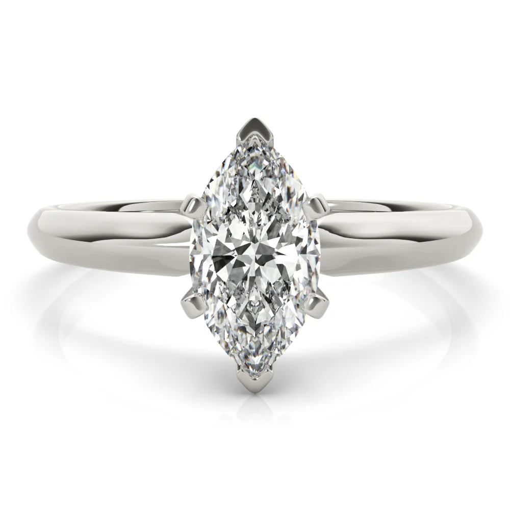 Solitaire Pear Shape Engagement Ring - Image 3