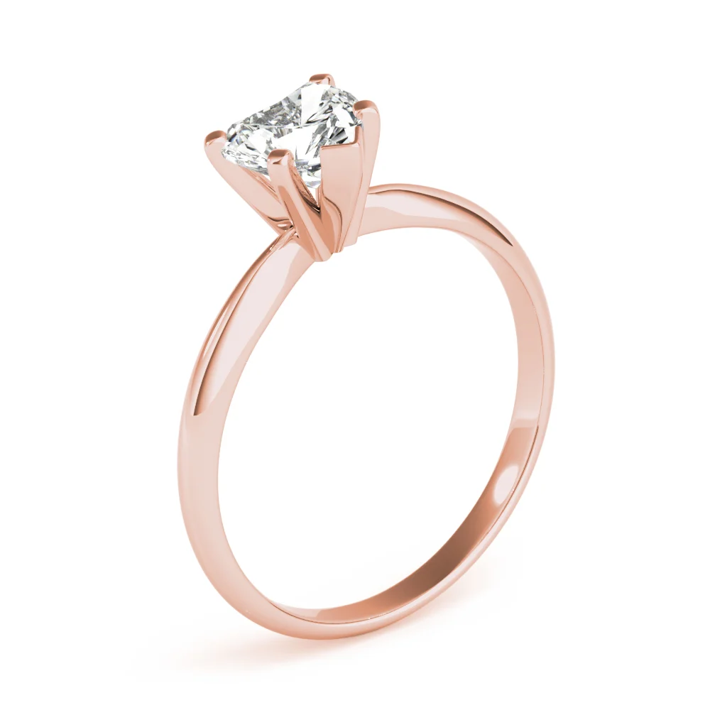 Solitaire Heart Shape Engagement Ring - Image 12