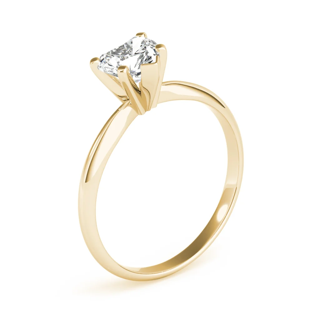 Solitaire Heart Shape Engagement Ring - Image 8