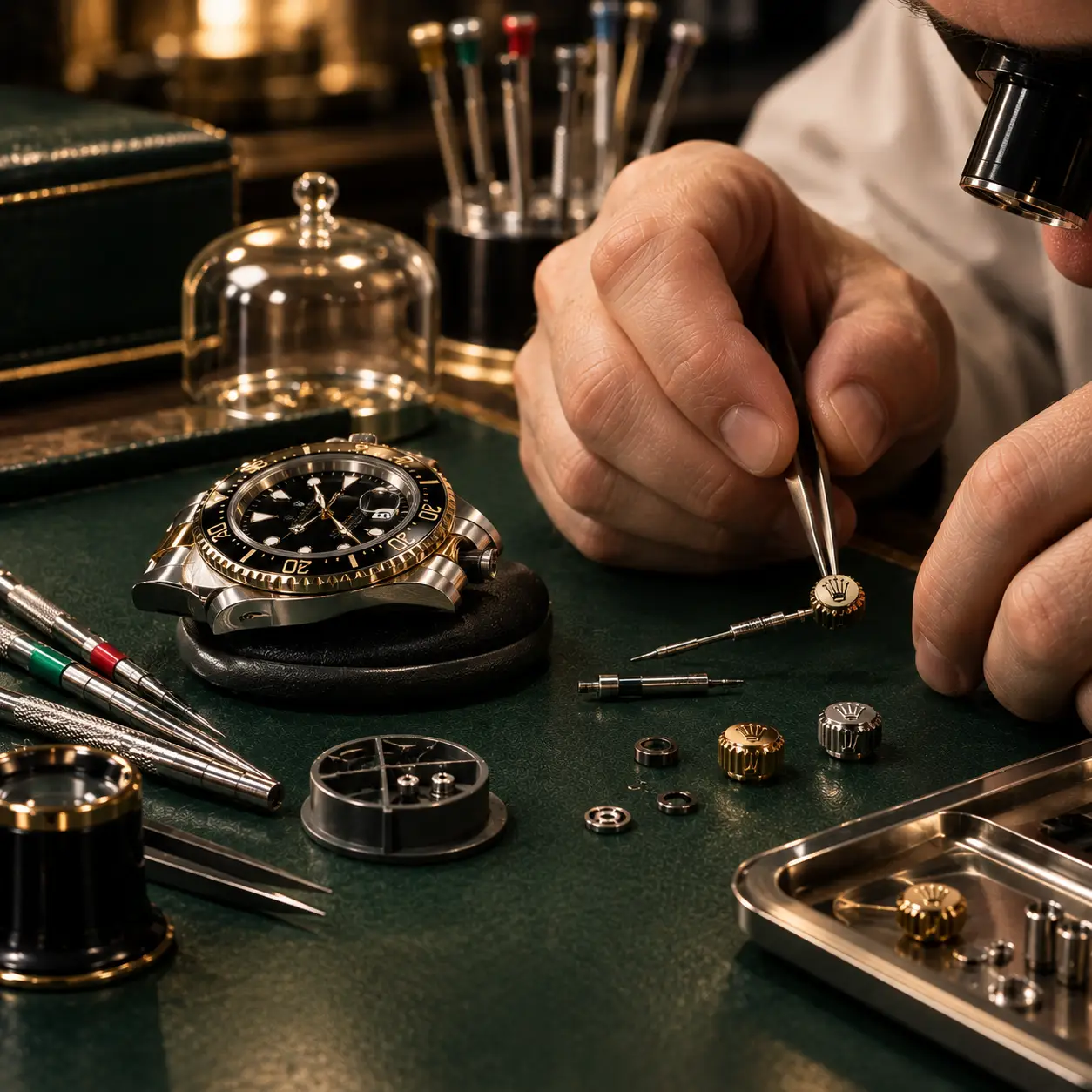 Rolex Crown & Stem Replacement Service in Orange County 1