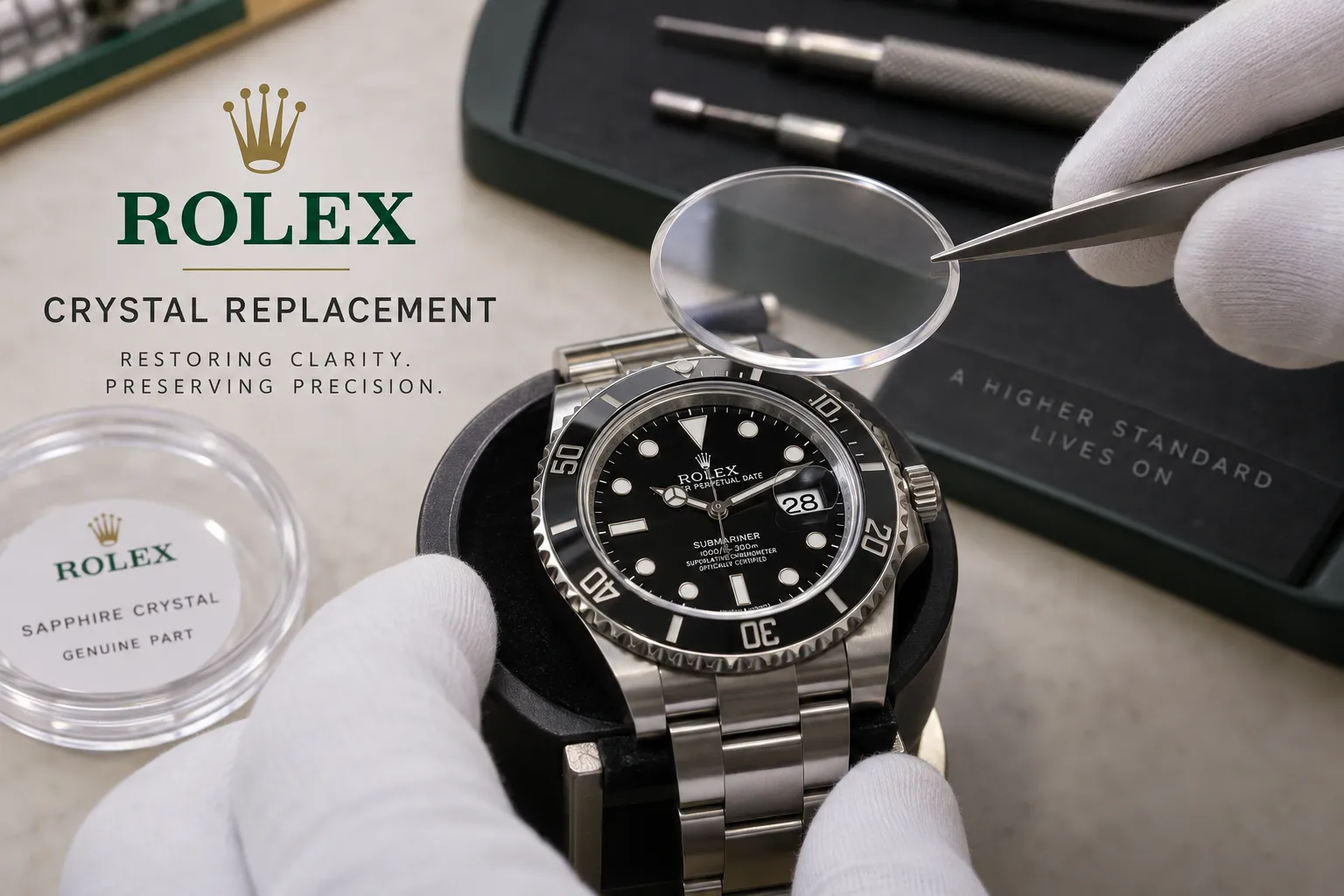 Rolex Crystal Replacement
