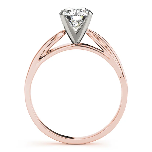 Solitaire Split Shank Engagement Ring - Image 8