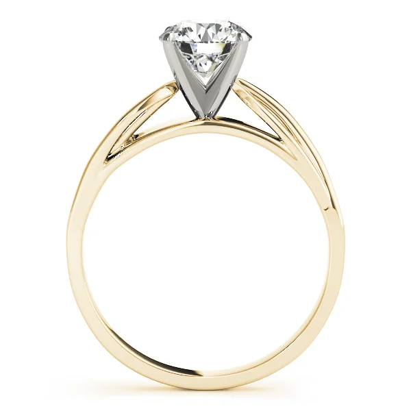Solitaire Split Shank Engagement Ring - Image 5