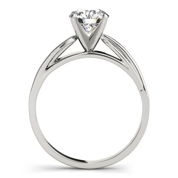 Solitaire Split Shank Engagement Ring - Image 2
