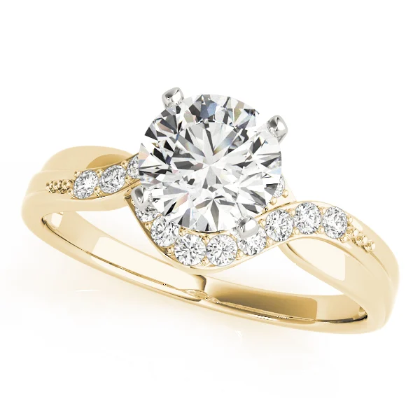Bypass Peg Head Engagement Ring - Image 4