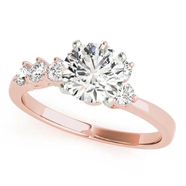 Bypass Peg Head Engagement Ring - Image 7
