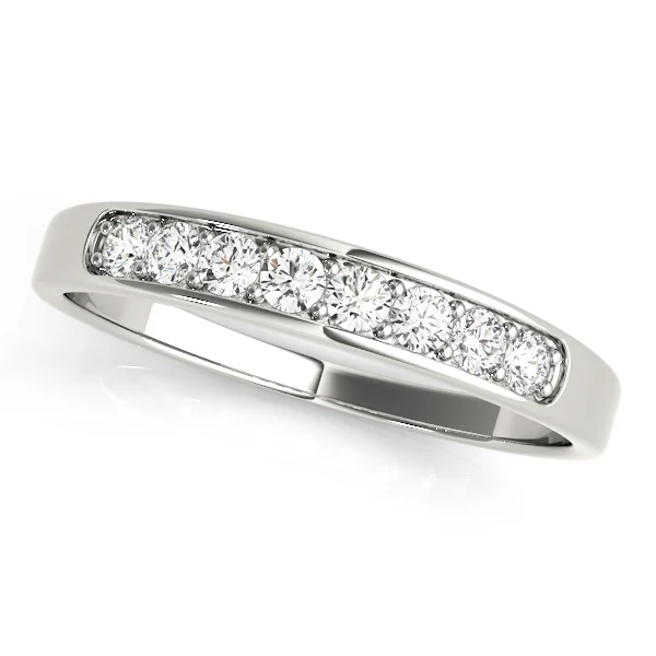 Prong In Channel Wedding Band
