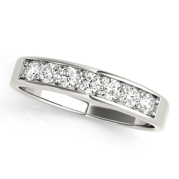 Prong In Channel Wedding Band