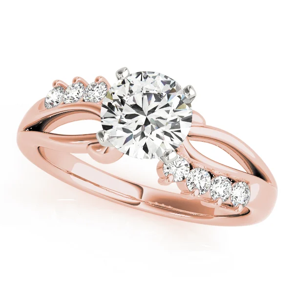 Bypass Peg Head Engagement Ring - Image 7