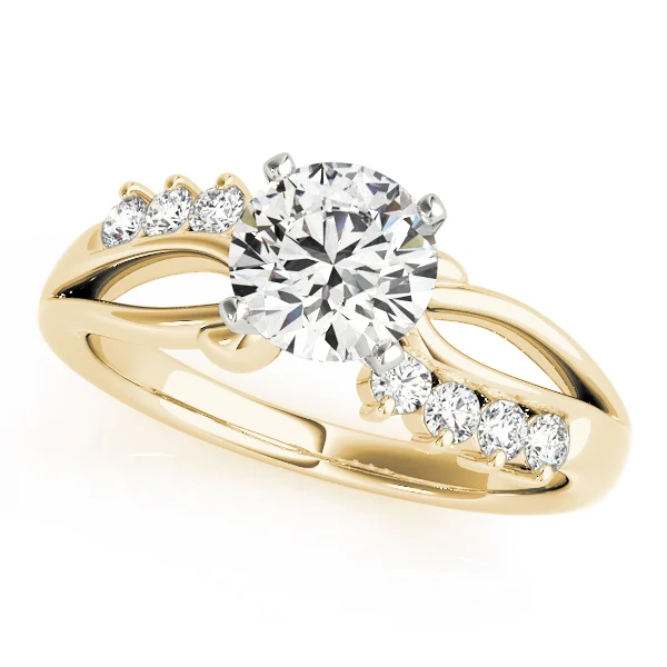 Bypass Peg Head Engagement Ring - Image 4