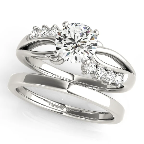 Bypass Peg Head Engagement Ring - Image 3