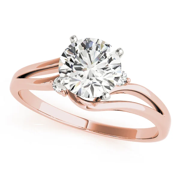 Solitaire Split Shank Engagement Ring - Image 7