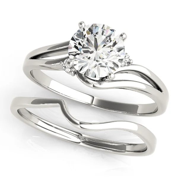 Solitaire Split Shank Engagement Ring - Image 3