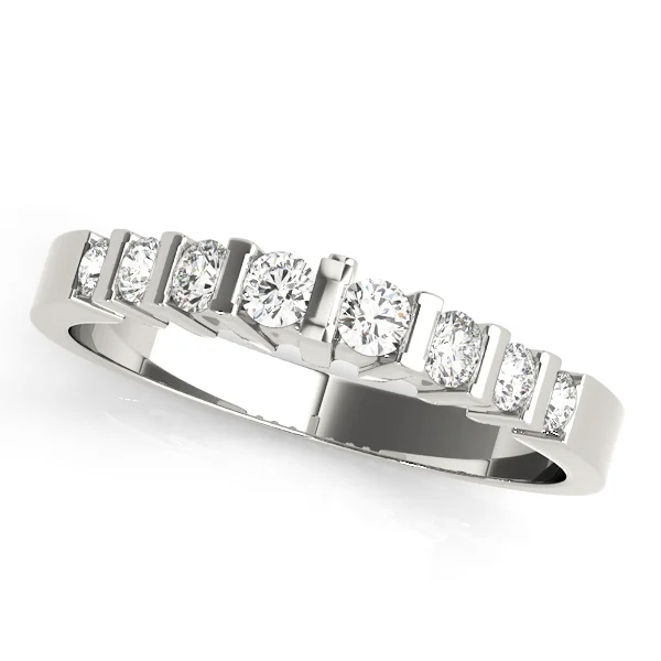 Bar Set Wedding Ring