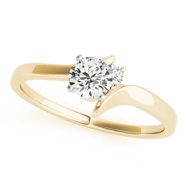 Bypass Peg Head Engagement Ring - Image 4
