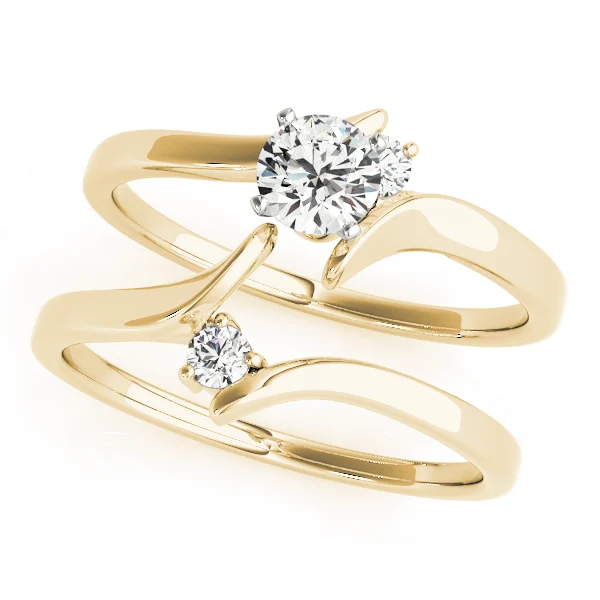 Bypass Peg Head Engagement Ring - Image 6