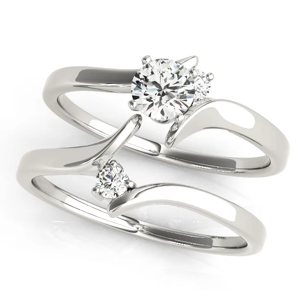 Bypass Peg Head Engagement Ring - Image 3