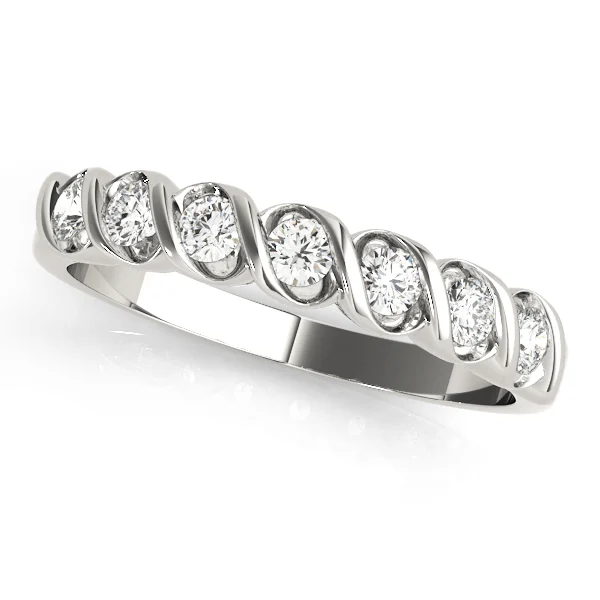 Single Row S Band Wedding Band