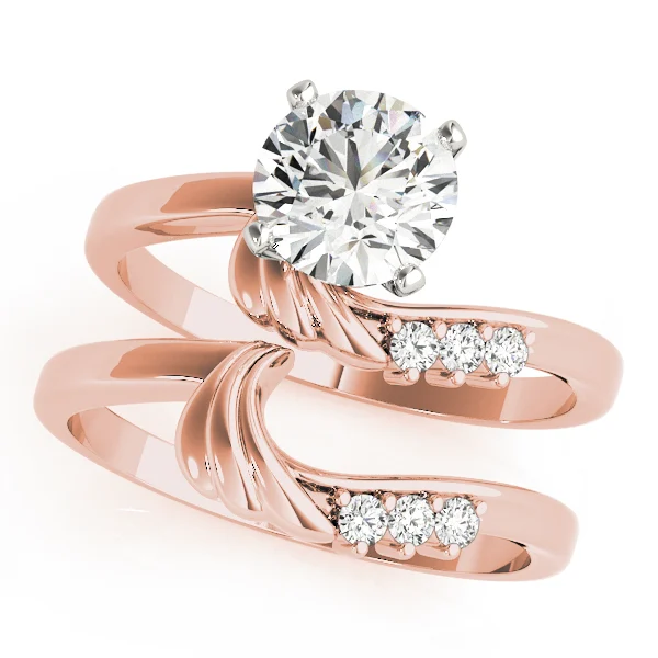 Bypass Peg Head Engagement Ring - Image 9