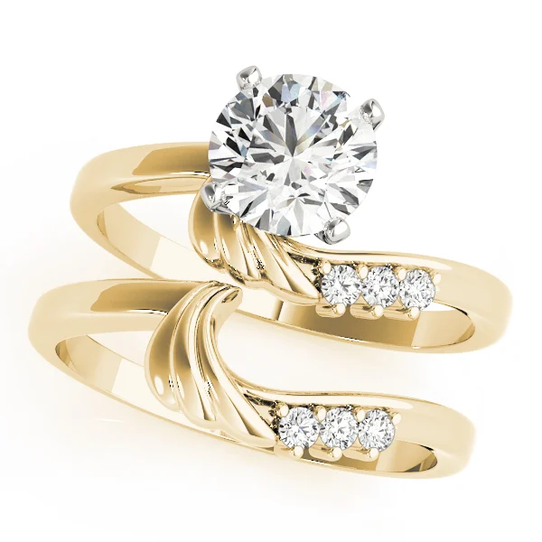 Bypass Peg Head Engagement Ring - Image 6