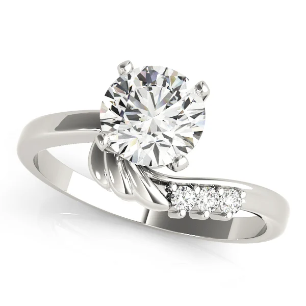 Bypass Peg Head Engagement Ring