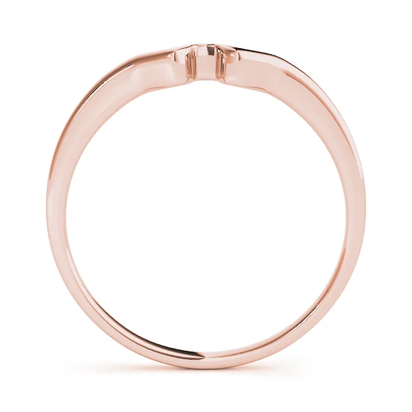 Gold Curved Wedding Bands - Image 6