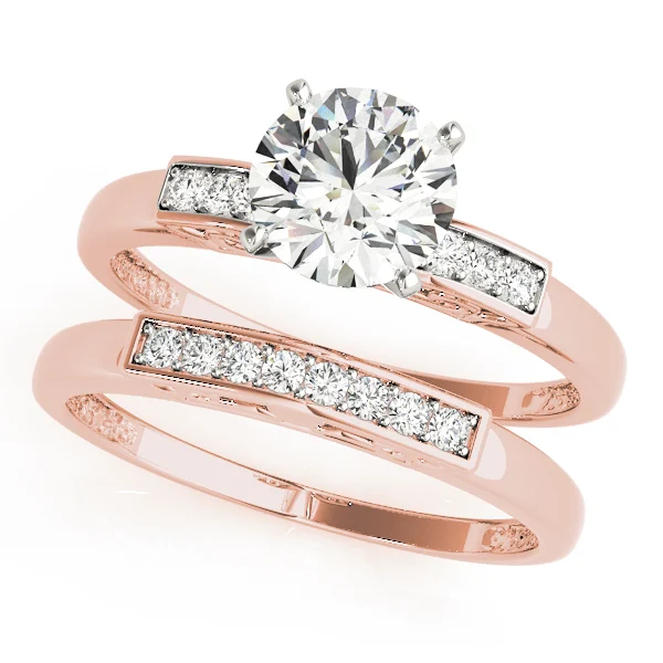 Single Row Peg Head Engagement Ring - Image 9