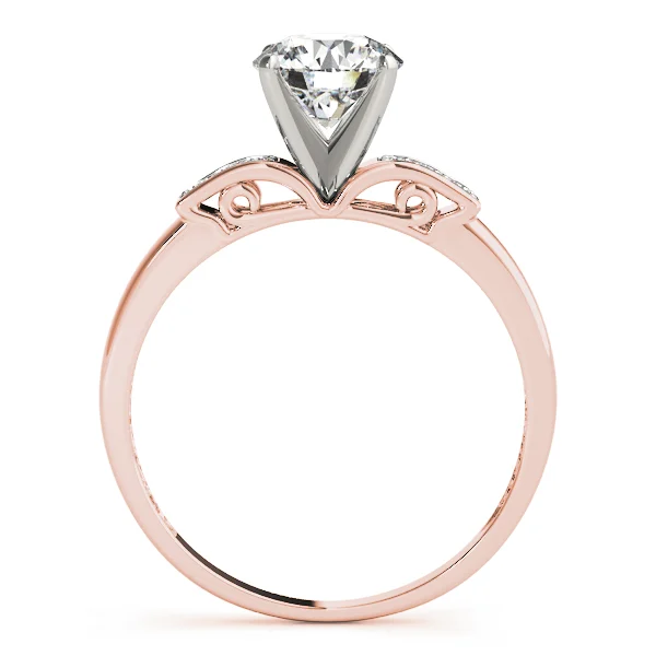 Single Row Peg Head Engagement Ring - Image 8