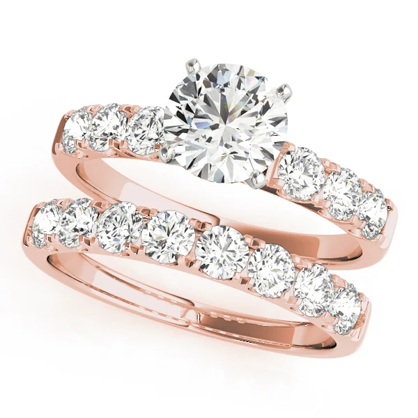 Single Row Split Prong Engagement Ring - Image 9