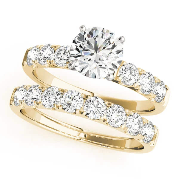 Single Row Split Prong Engagement Ring - Image 6