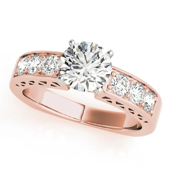 Channel Set Single Row Engagement Ring - Image 7