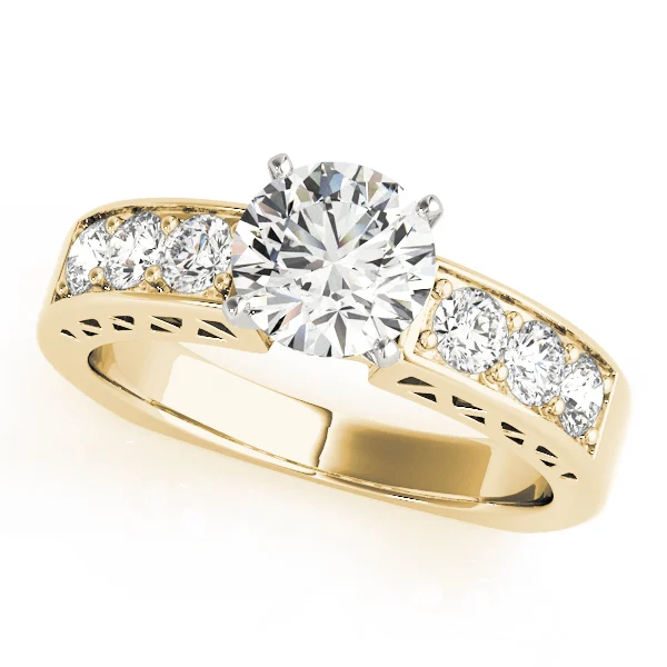 Channel Set Single Row Engagement Ring - Image 4