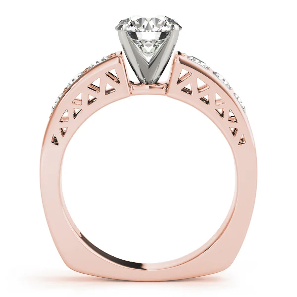 Channel Set Single Row Engagement Ring - Image 8