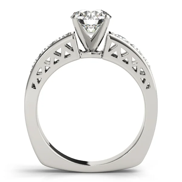 Channel Set Single Row Engagement Ring - Image 2