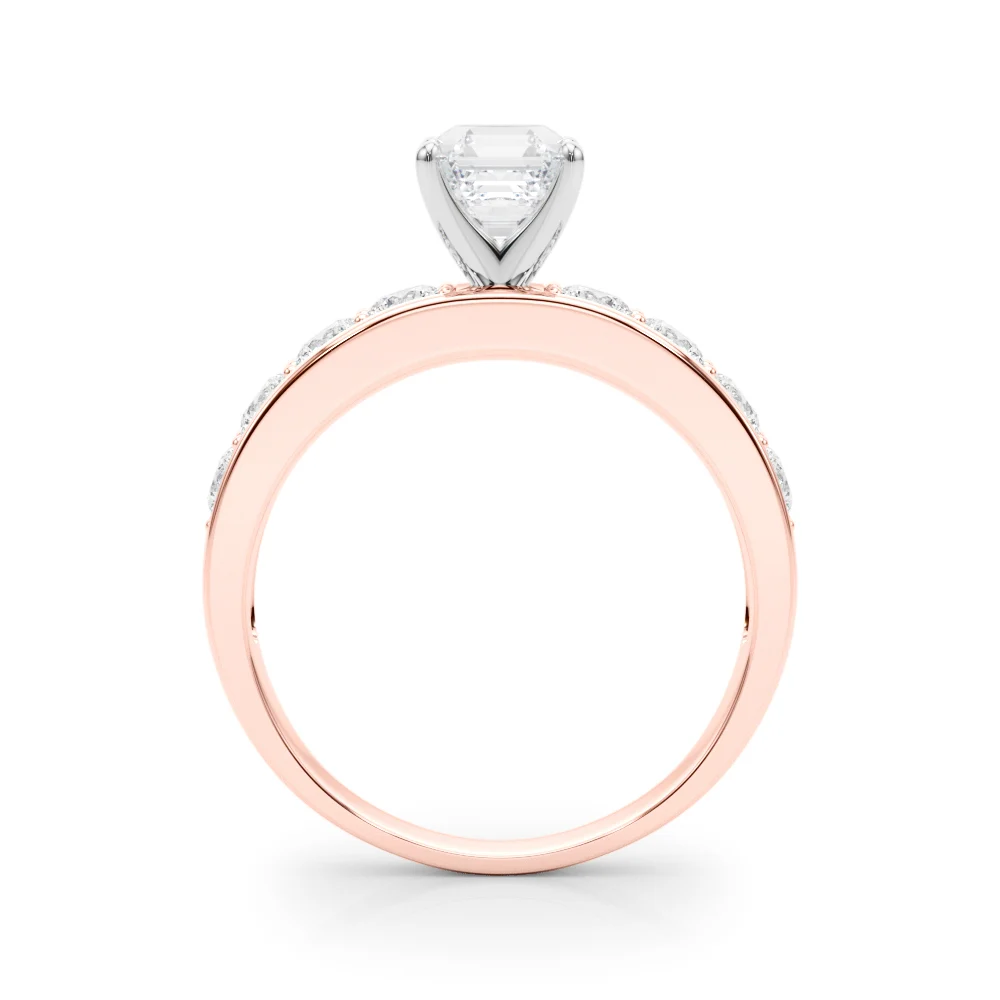 Single Row Channel Set Engagement Ring - Image 106