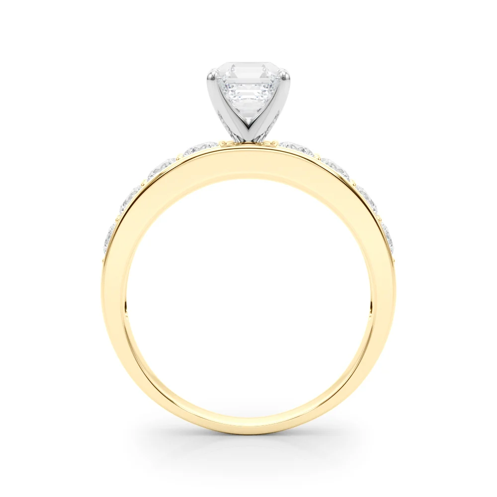 Single Row Channel Set Engagement Ring - Image 102